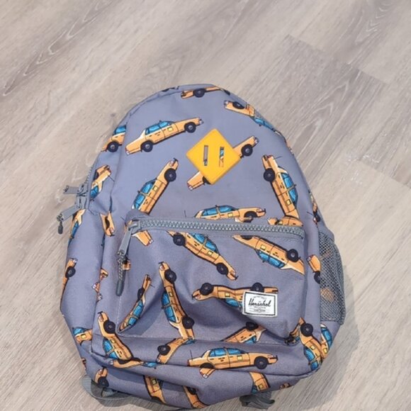 Herschel Kids Backpack Taxi Design Gray and Yellow - Picture 1 of 7